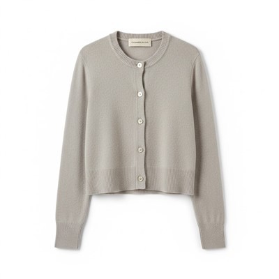 Kurzer Kaschmir-Cardigan